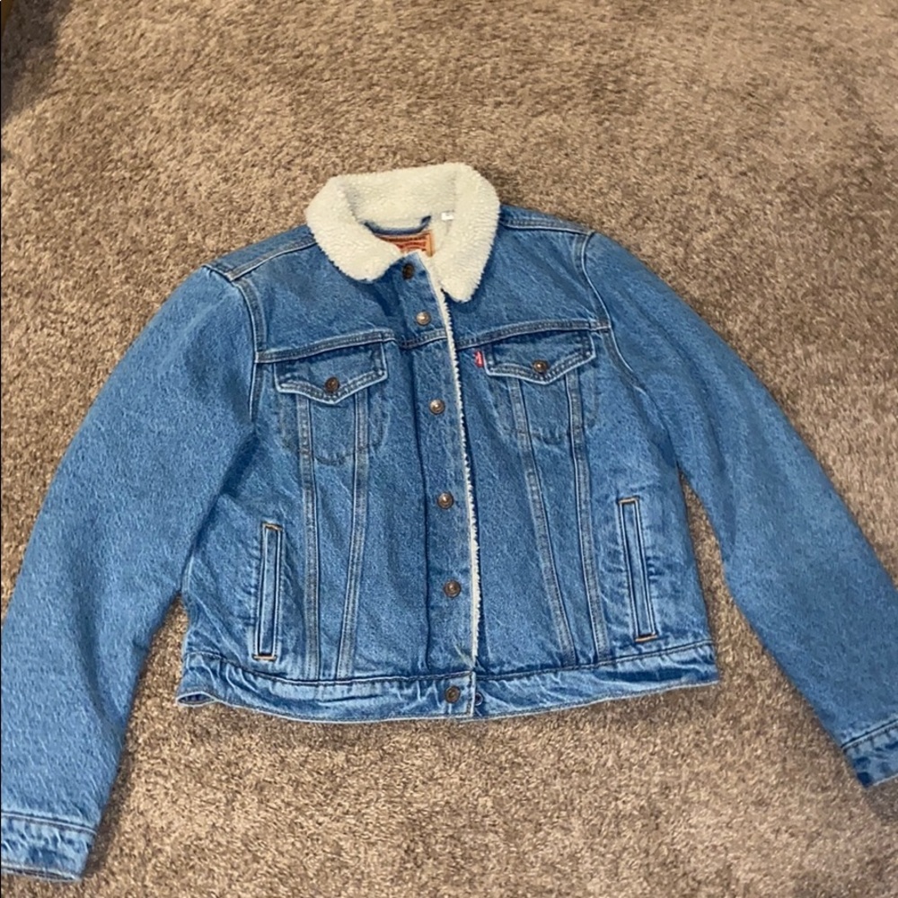 Levi’s vintage sherpa jean jacket